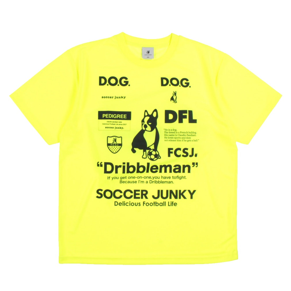 DribblemanⅡ ワークアウトTEE(フラッシュイエロー-XS)