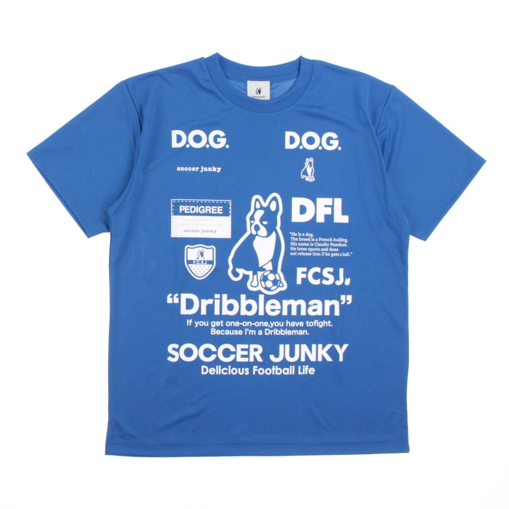 DribblemanⅡ ワークアウトTEE(ブルー-XS)