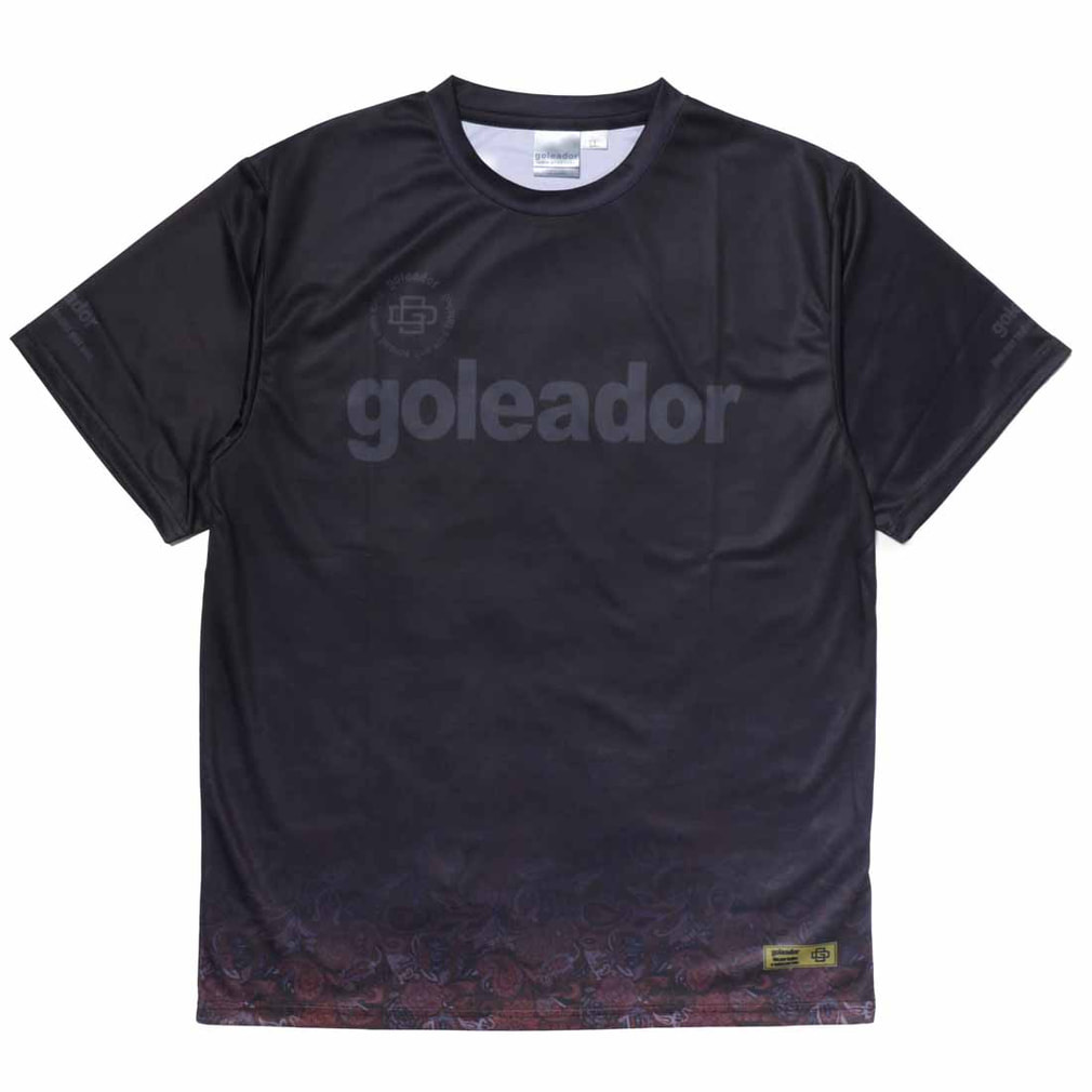 スポーツデポ・アルペン限定 ゴブラン柄グラデーション昇華プリント プラクティスTシャツ(ブラック-S)