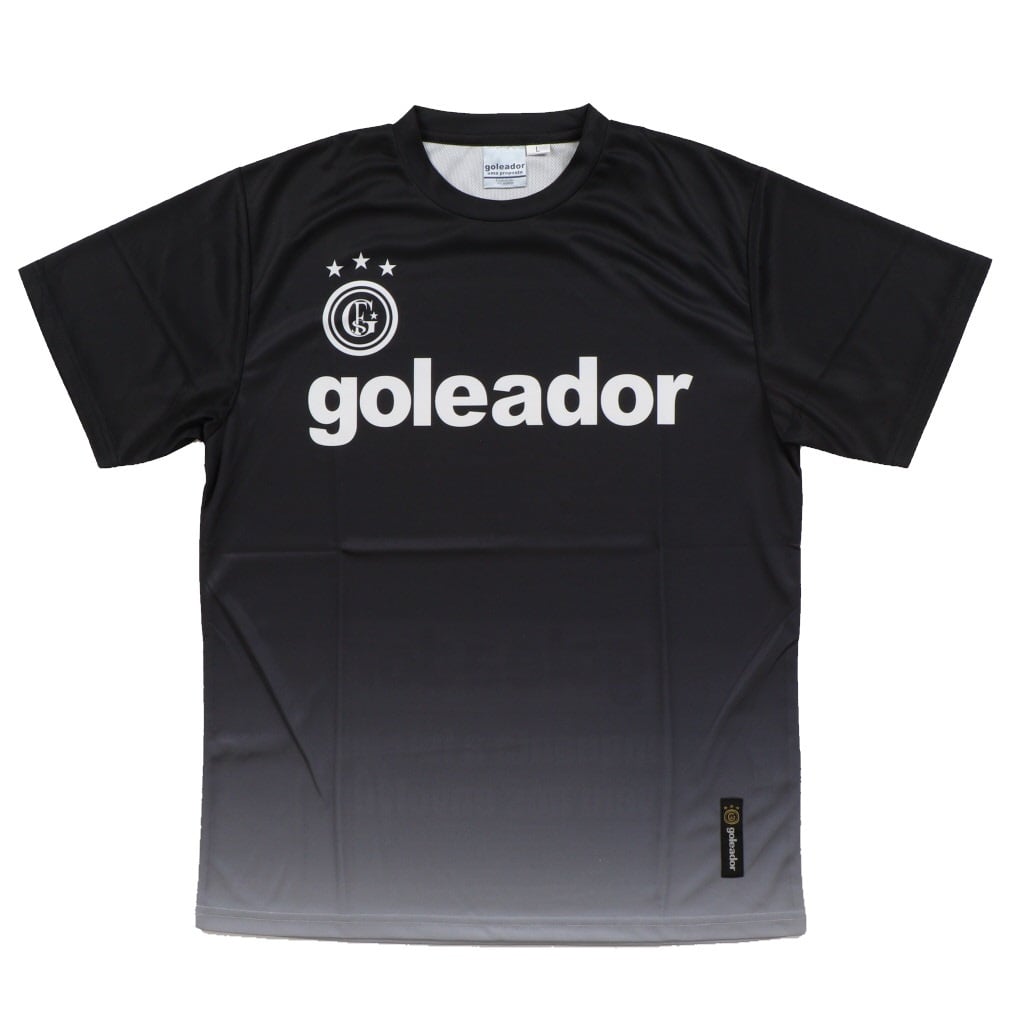 グラデーション プラクティス Tシャツ(ブラック×グレー-S)