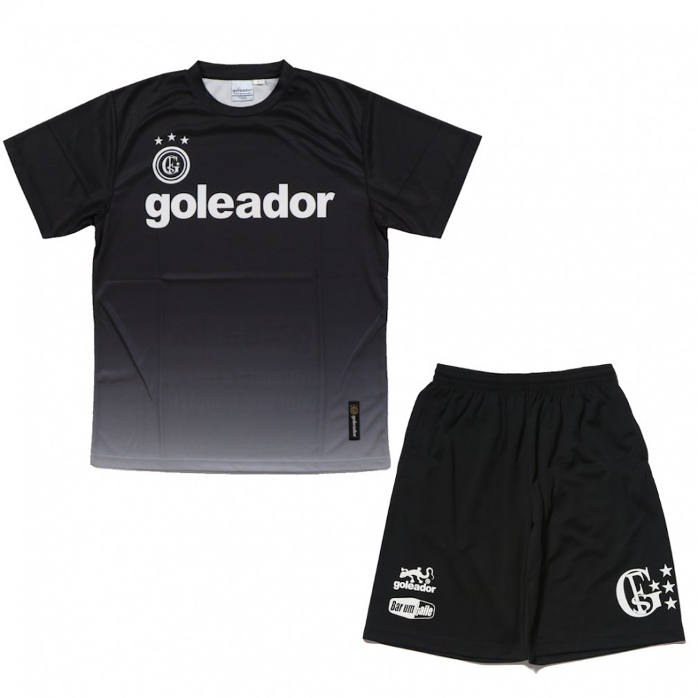 ゴレアドール メンズ サッカーウェア 上下セット グラデーション プラクティス Tシャツ G-440-1 ・ バックロゴ プラクティスパンツ G-864 goleador