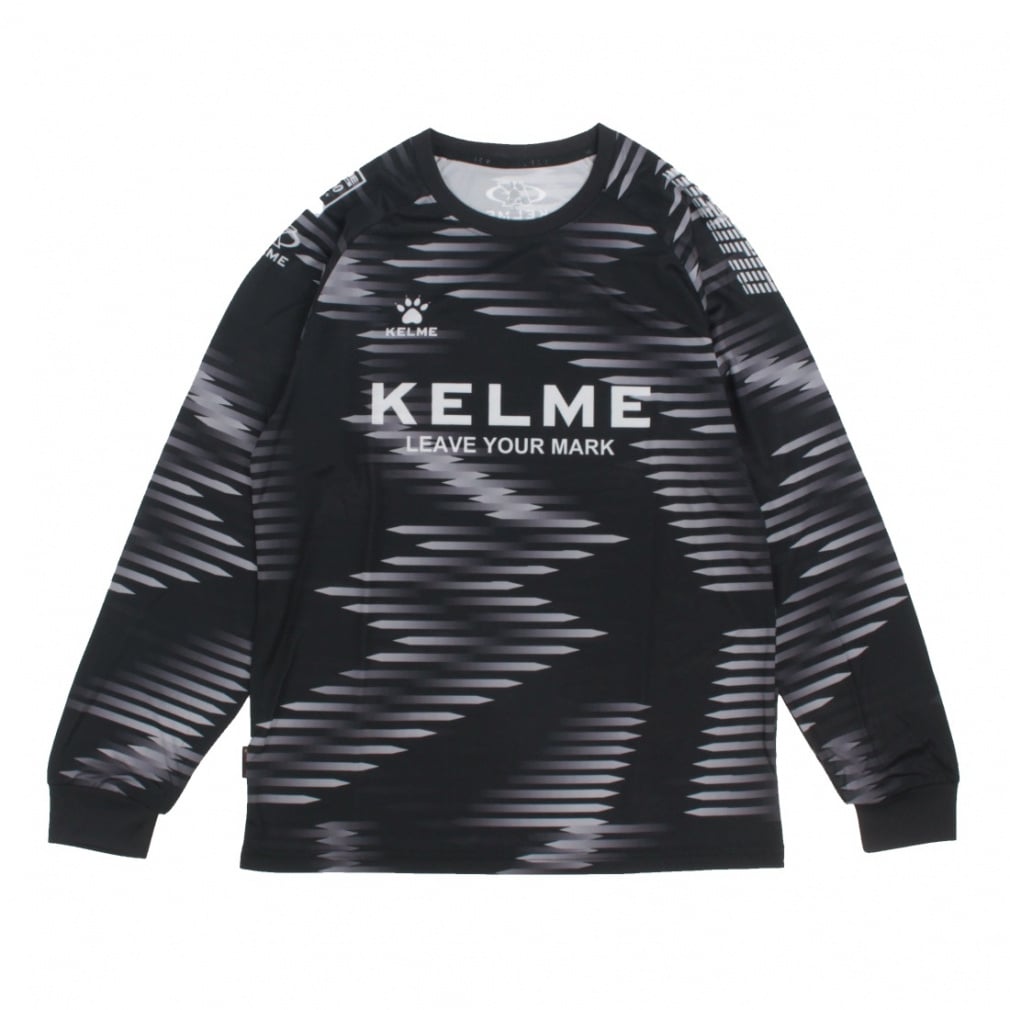 ロングプラクティスシャツ(ブラック×グレー-S)