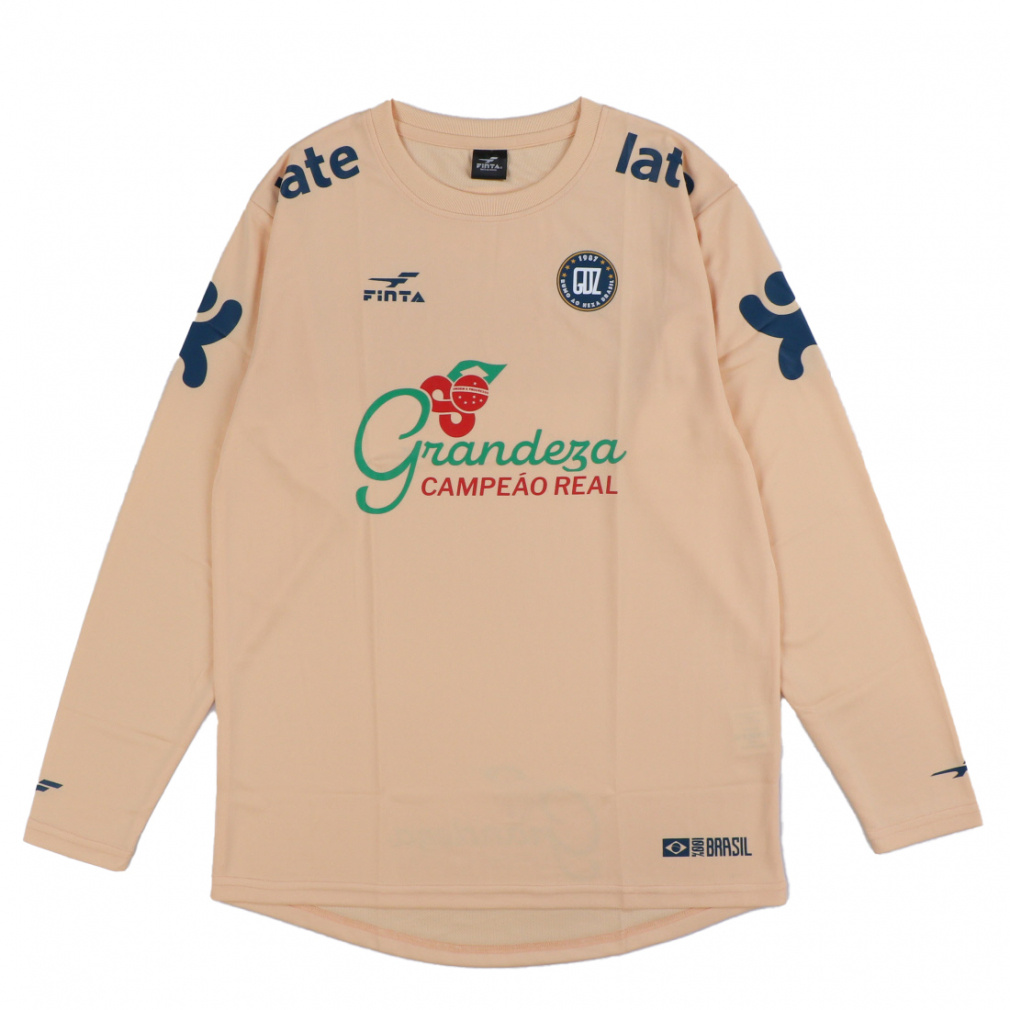 GDZ-L/Sプラクティスシャツ 長袖プラクティスシャツ(ベージュ-S)