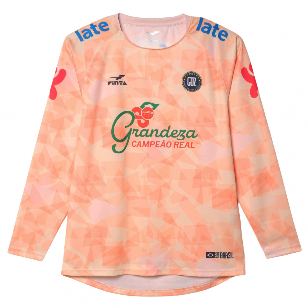 GDZ-L/Sグラフィックプラシャツ 長袖プラクティスシャツ(ベージュ-S)