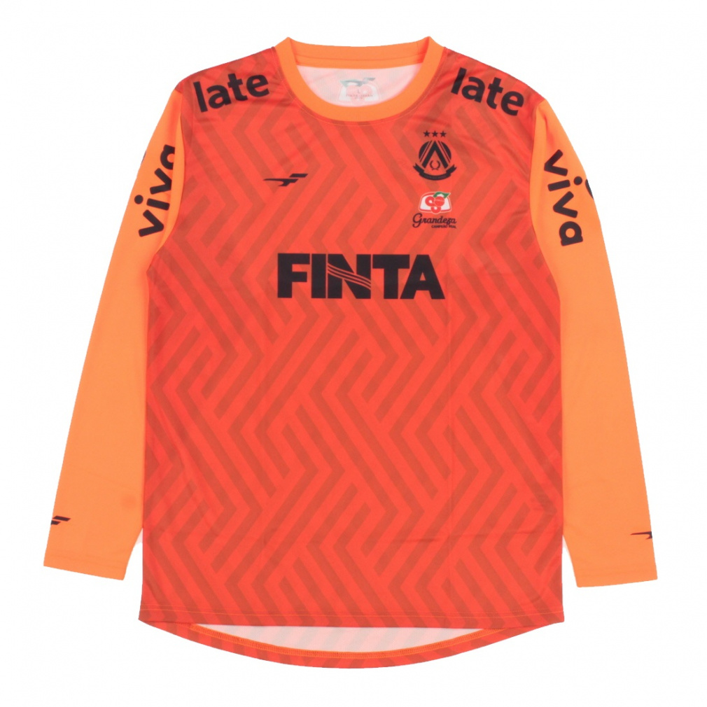 フィンタ メンズ サッカー/フットサル 長袖シャツ GDZ L Sグラフィック