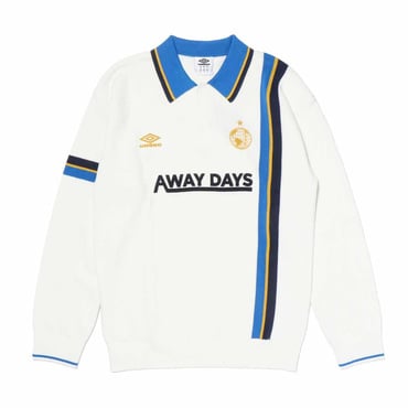 【AWAY DAYS】LS KNITTED FOOTBALL POLO(流通限定)
