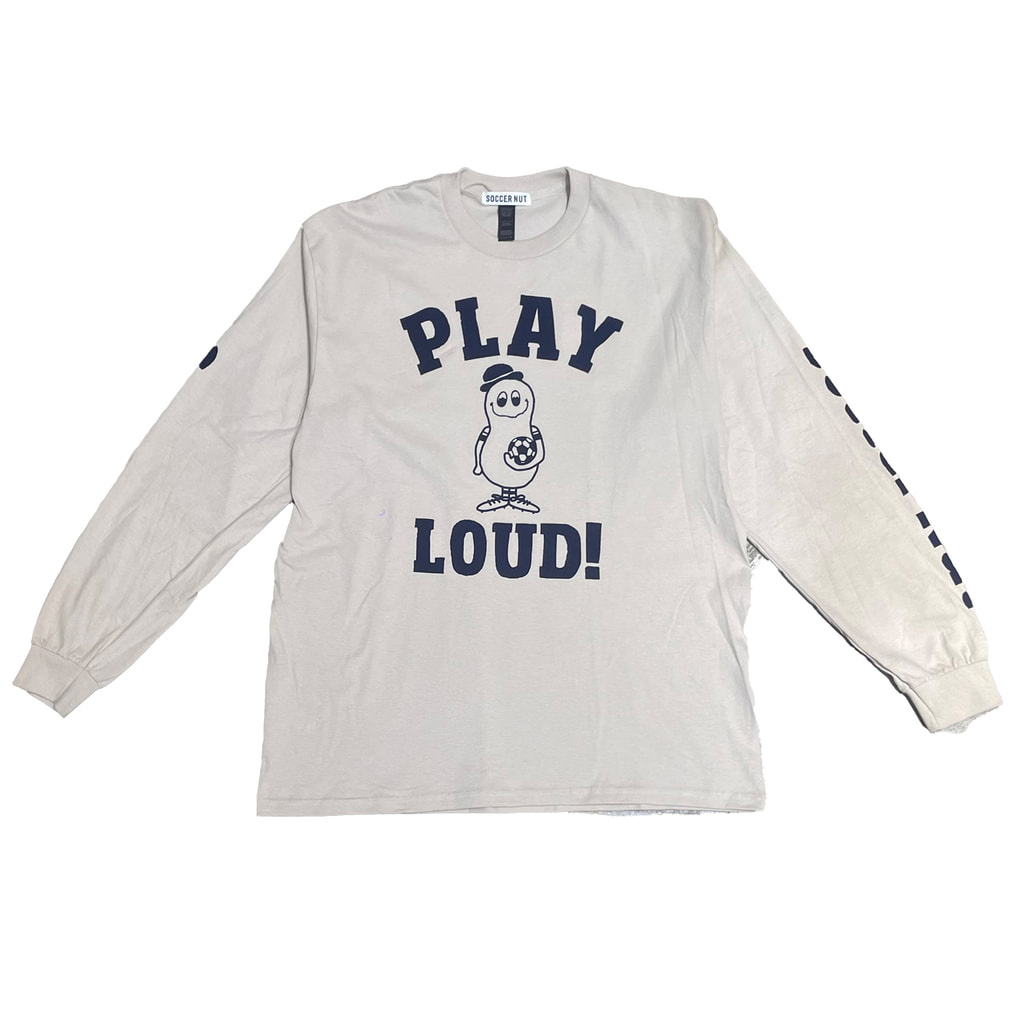  ビンテージ 長袖シャツ トレフォイルロゴ　サッカーシャツ サッカージャンキー メンズ サッカー/フットサル 長袖シャツ Play loud