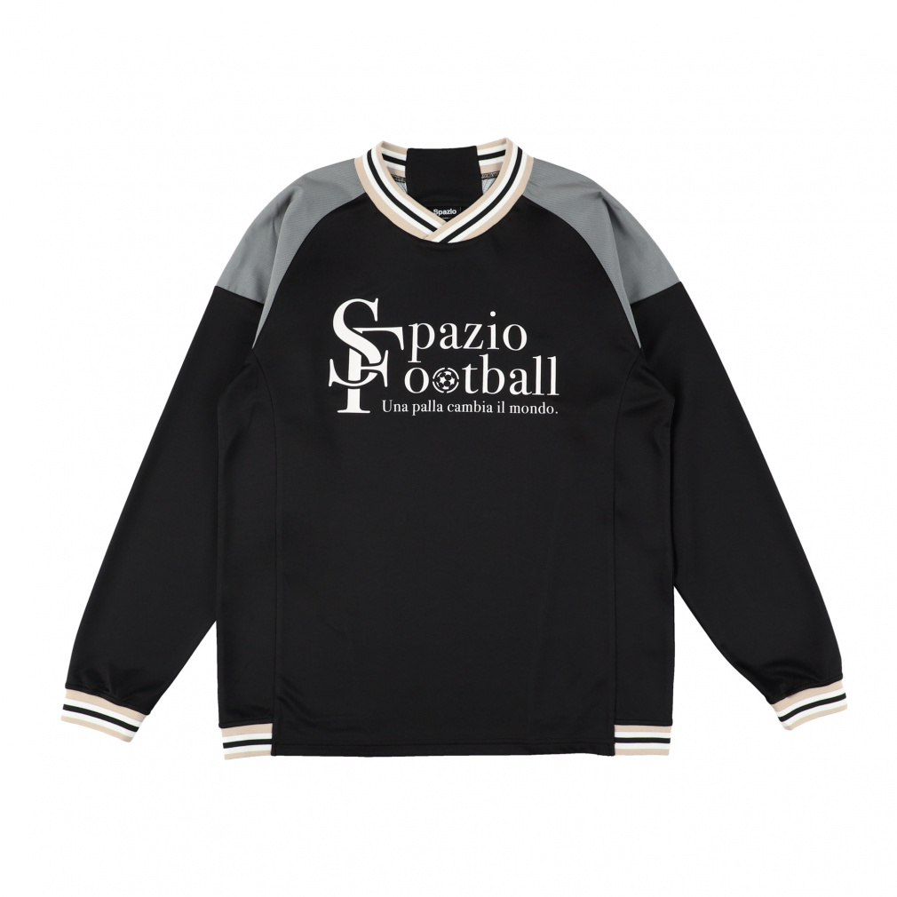 スパッツィオ メンズ サッカー/フットサル 長袖シャツ ラインリブ長袖