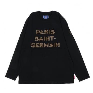 パリサンジェルマン グリッタープリント 長袖 Tシャツ