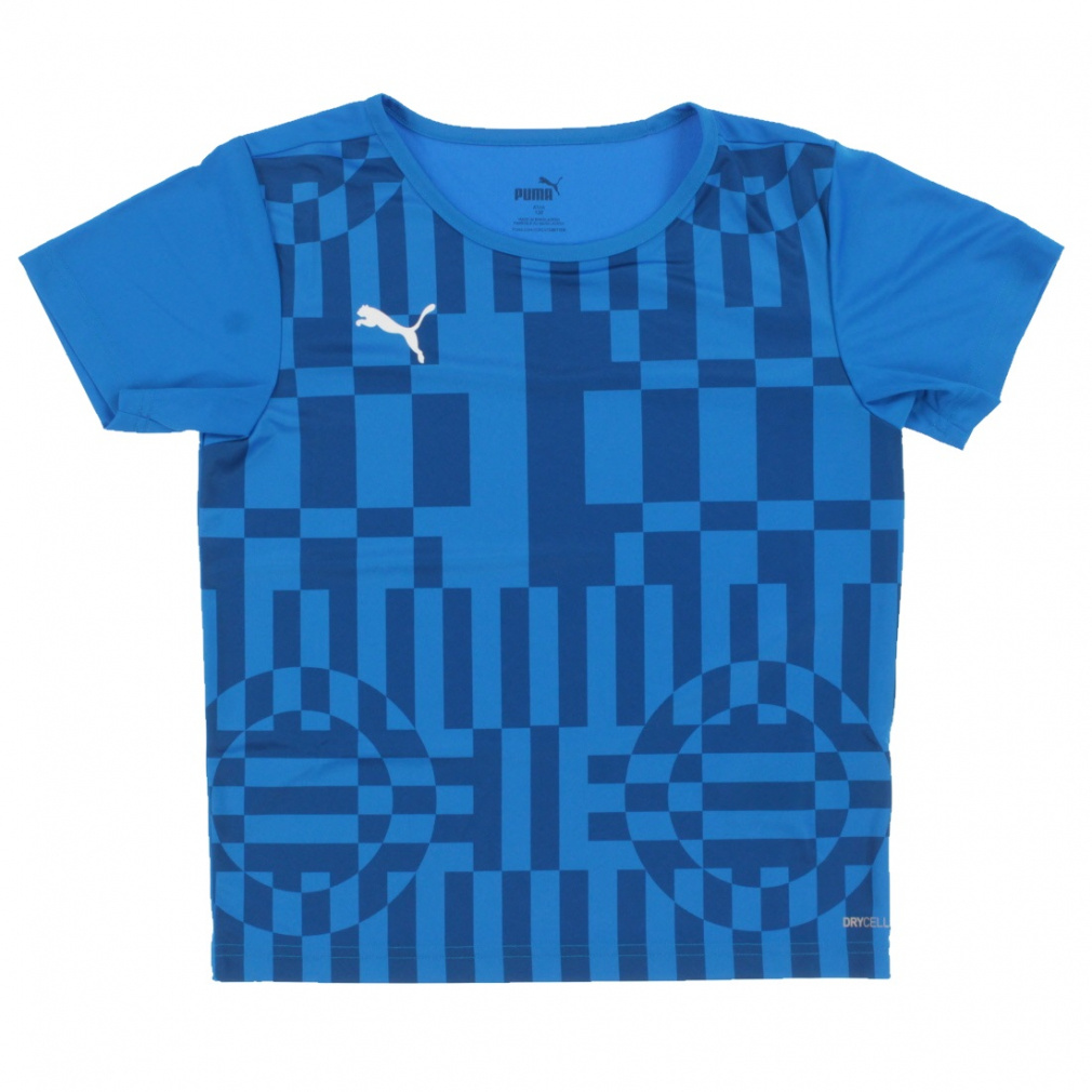 INDIVIDUALRISE グラフィック SSシャツ J(ブルー-130cm)