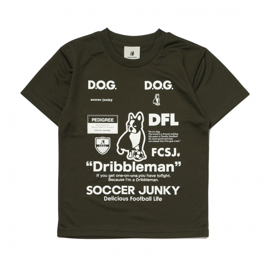 Kids DribblemanⅡ ワークアウトTEE(オリーブ-120cm)