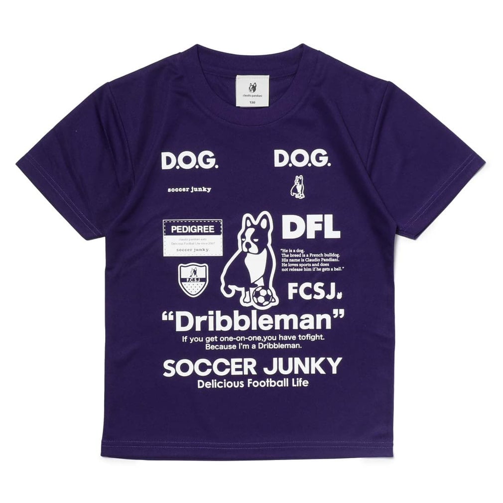 �T�b�J�[�W�����L�[ �W���j�A(�L�b�Y�E�q��) �T�b�J�[/�t�b�g�T�� �����V���c Kids Dribbleman2 ���[�N�A�E�gTEE SJ23A67K SOCCER JUNKY