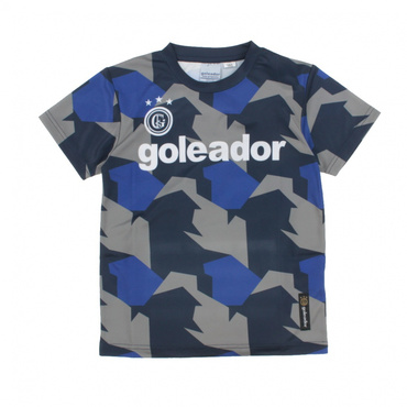 昇華幾何学模様柄プラクティスシャツ