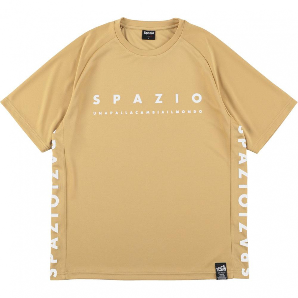 JR.ロゴプラシャツ 接触冷感(ライトベージュ-130cm)