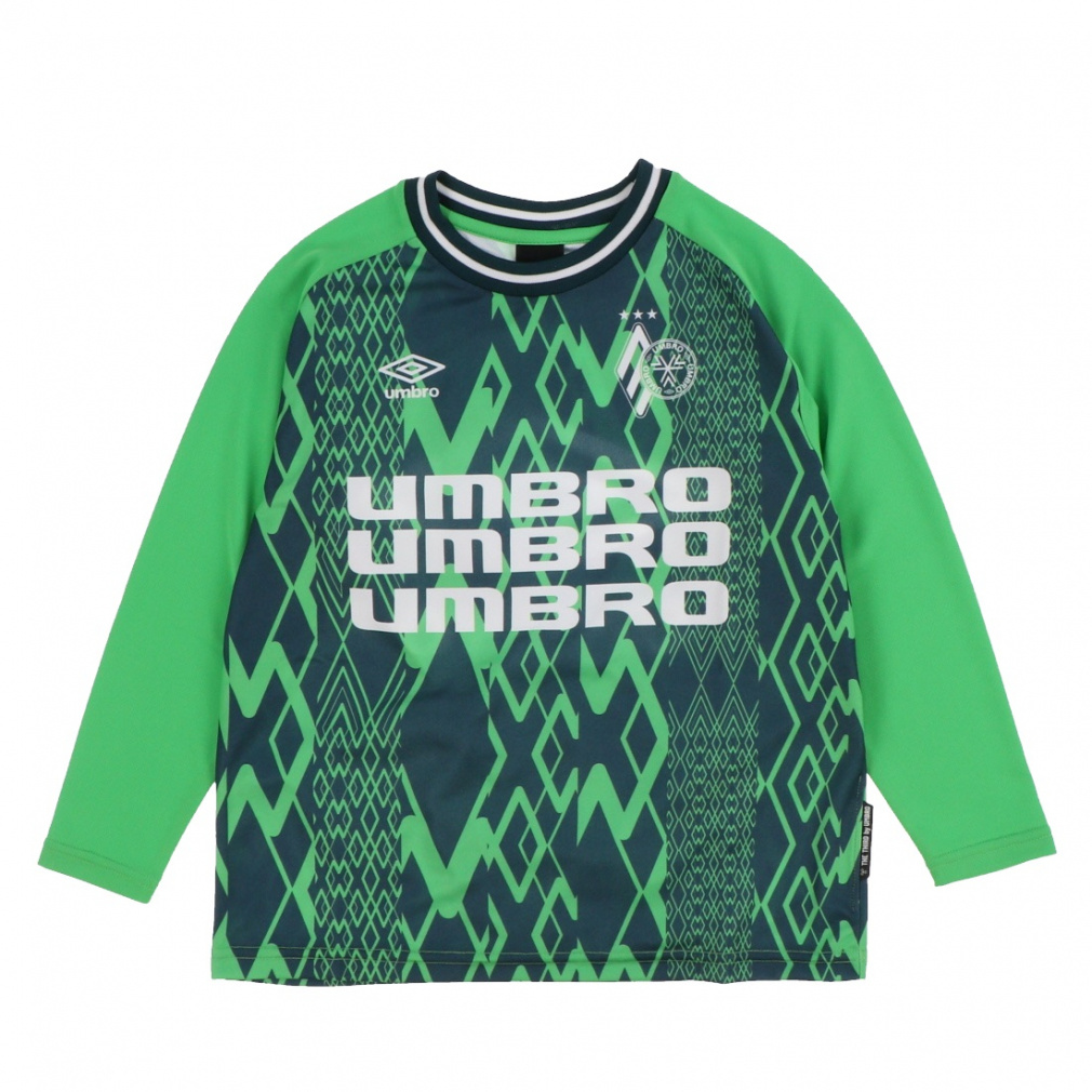 THE THIRD by UMBRO ジュニアグラフィック長袖プラクティスシャツ