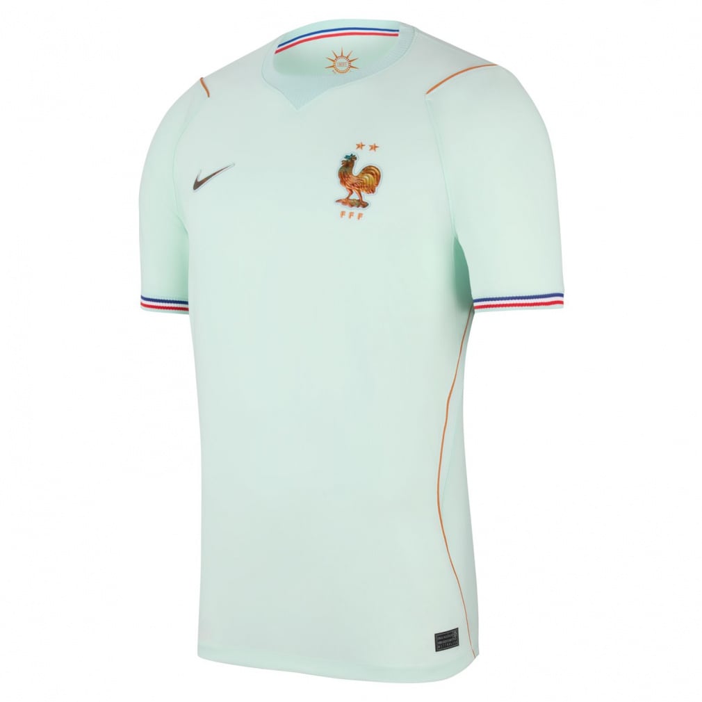 フランス代表 2026 スタジアム アウェイ Dri-FIT サッカー レプリカ ユニフォーム(ペールブルー-3XL)