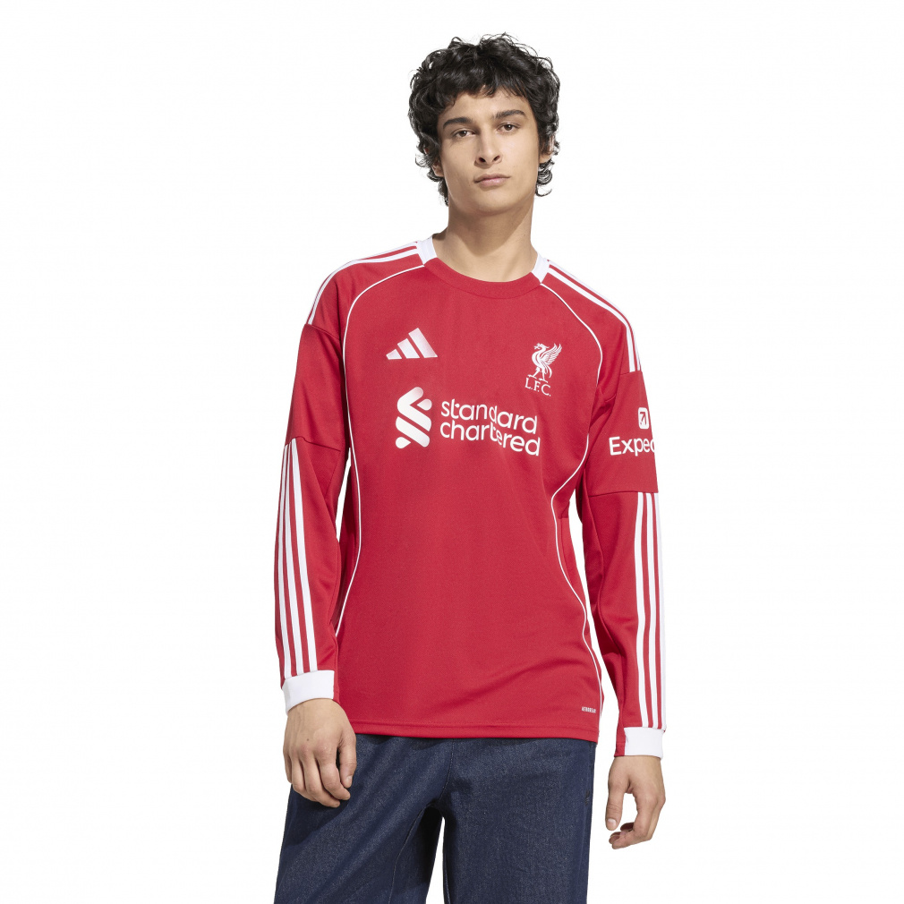 リヴァプールFC adidas ジャージ 長袖　UK リバプール FC 25/26 長袖 ホームジャージー｜Alpen Online