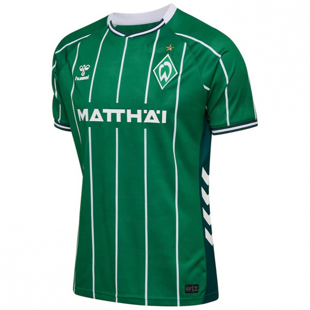 hummel サッカーシャツ 緑 ヴェルダー・ブレーメン ヒュンメル メンズ サッカー/フットサル ライセンスシャツ ヴェルター