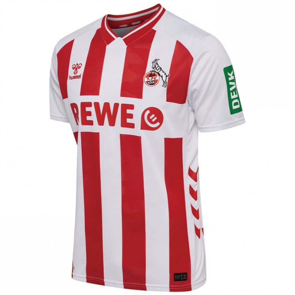 ヒュンメル メンズ サッカー/フットサル ライセンスシャツ 1.FCケルン 25/26 HOME JERSEY S/S HM230185 レプリカユニフォーム hummel