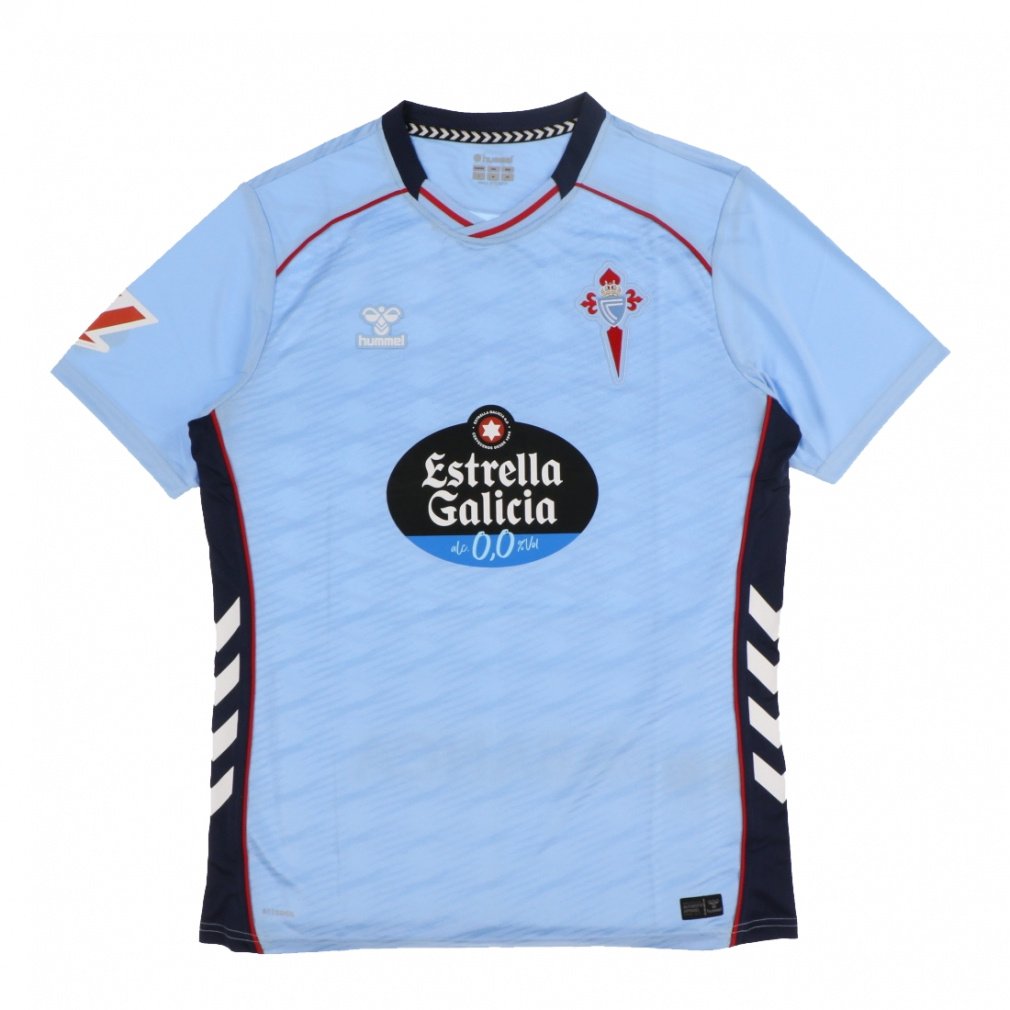 ヒュンメル メンズ サッカー ライセンスシャツ セルタ・デ・ビーゴ 2025-2026 HOME JERSEY SS RCCV ホーム レプリカユニフォーム HM231421 hummel