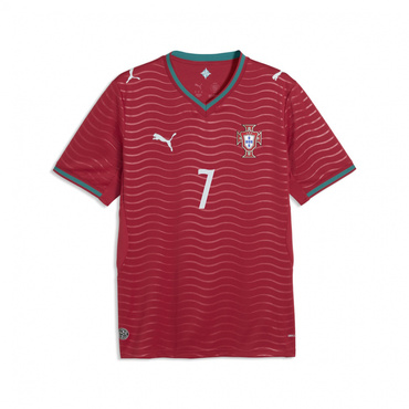 #7 クリスティアーノ・ロナウド サッカー ポルトガル代表 レプリカ プレイヤー 半袖 ユニフォーム ホーム ネーム＆ナンバー入り 大人