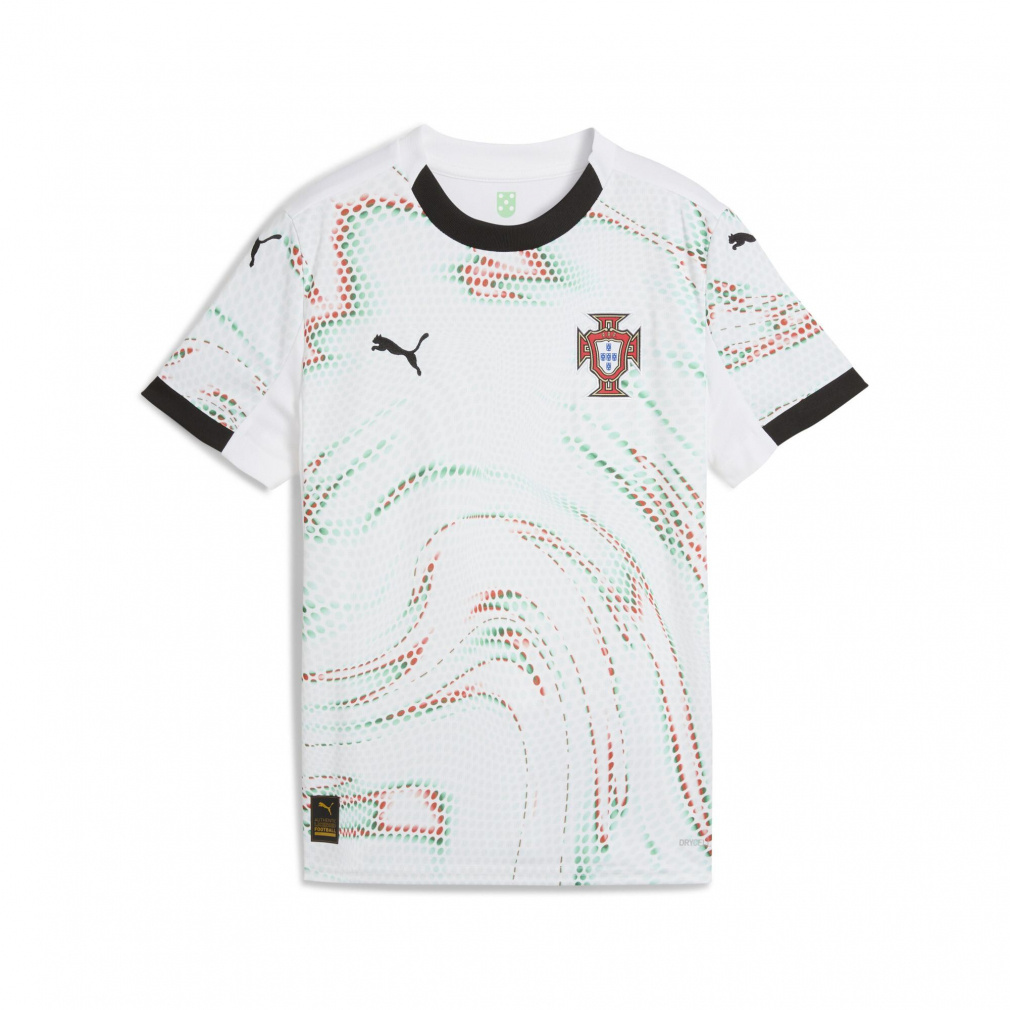 プーマ ジュニア(キッズ・子供) サッカー/フットサル ライセンスシャツ 2025 ポルトガル代表 FPF アウェイ ジャージ レプリカJR 779212 : ホワイト PUMA