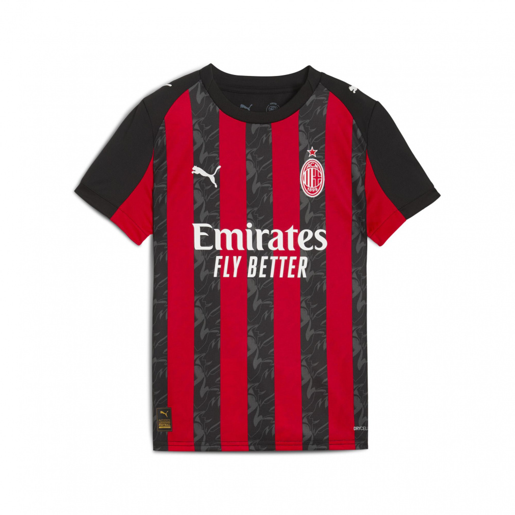 プーマ ジュニア サッカー ライセンスシャツ 25-26 ACミラン ホーム レプリカシャツ ジュニア ACM HOME ジャージ レプリカ JR 779965 キッズ 子供 PUMA