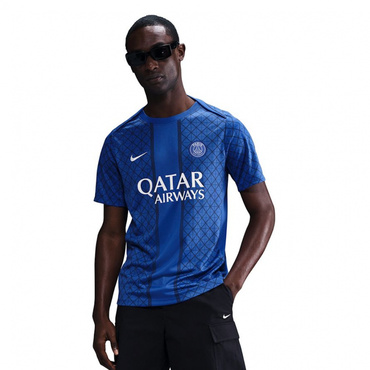 パリ サンジェルマン (PSG) アカデミー プロ ホーム ナイキ Dri-FIT サッカー プレマッチ ショートスリーブ トップ