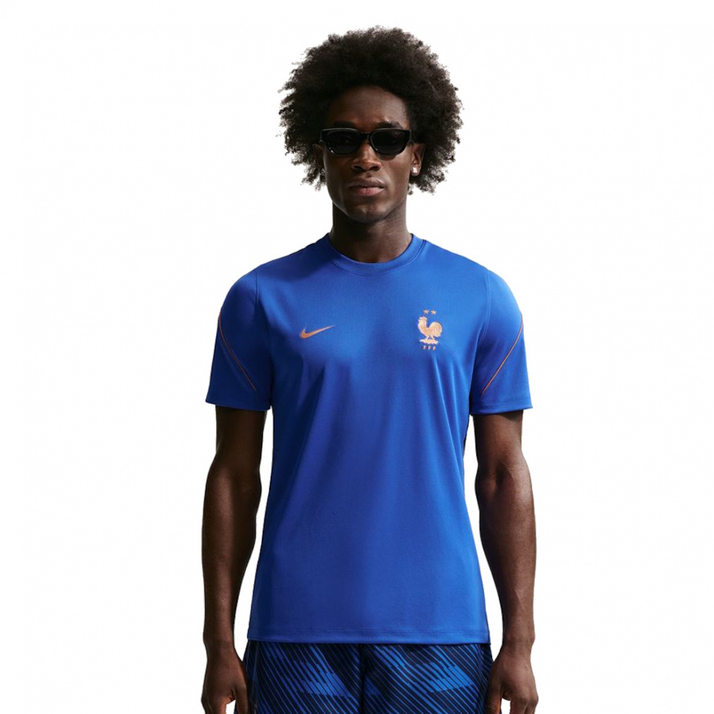 フランス ストライク サッカー Dri-FIT ショートスリーブトップ(ロイヤルブルー-3XL)