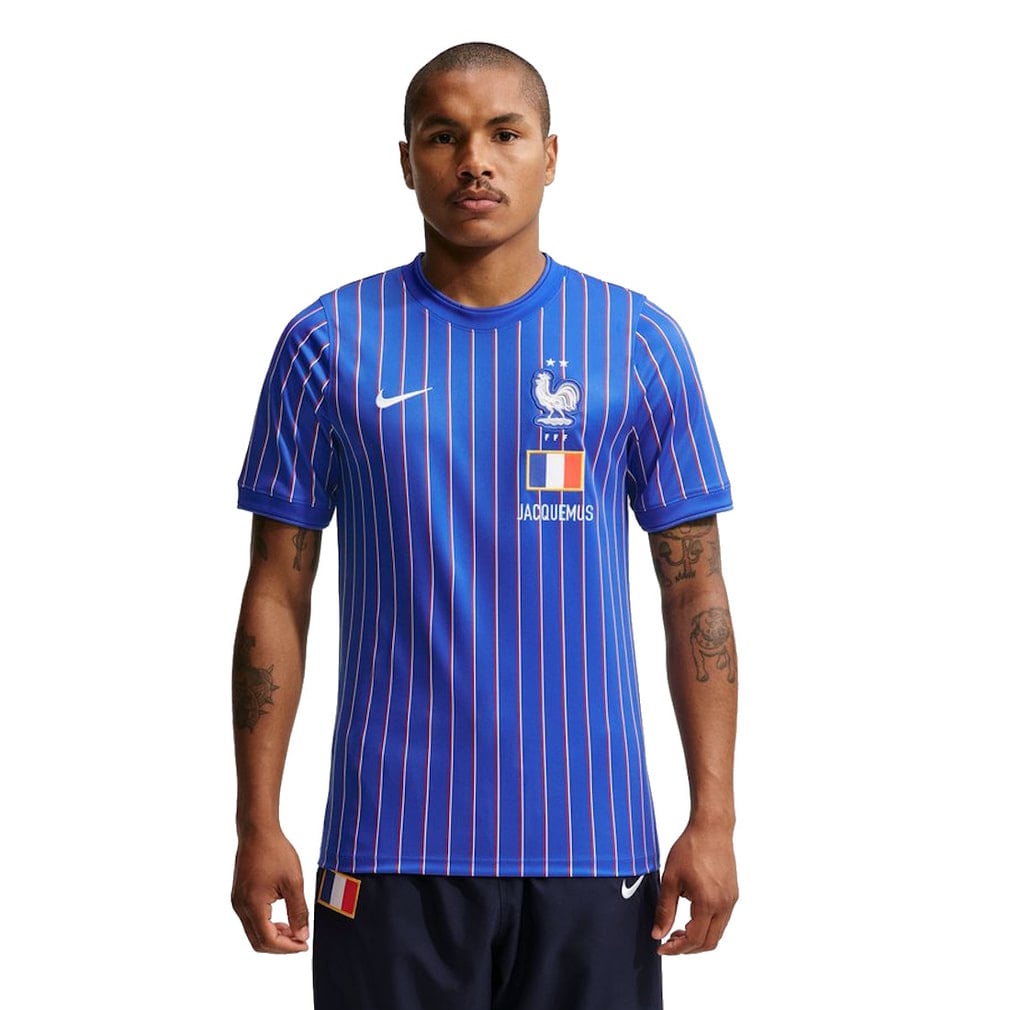 フランス アカデミープロ Dri-FIT プレマッチ S/S トップ(ロイヤルブルー-3XL)