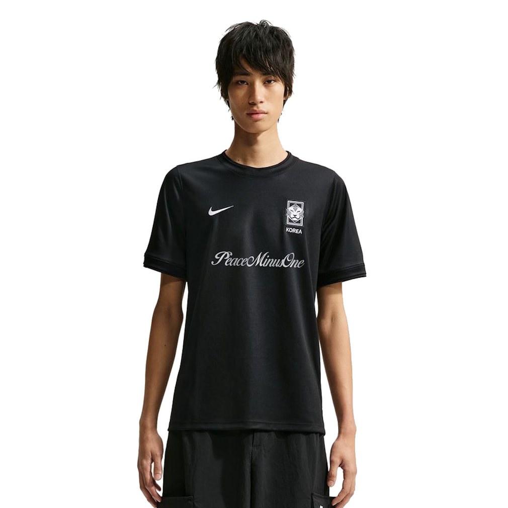 韓国 アカデミープロ Dri-FIT プレマッチ S/S トップ(ブラック-3XL)