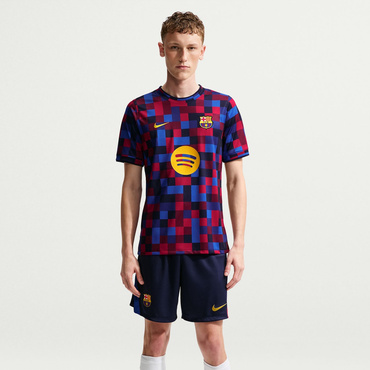 FCバルセロナ ホーム Dri-FIT サッカー プレマッチ トップ
