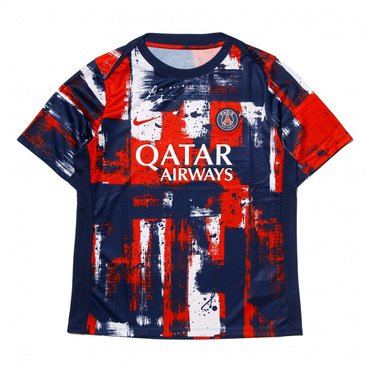 パリ サンジェルマン アカデミー プロ ホーム Dri-FIT サッカー プレマッチ ショートスリーブ トップ