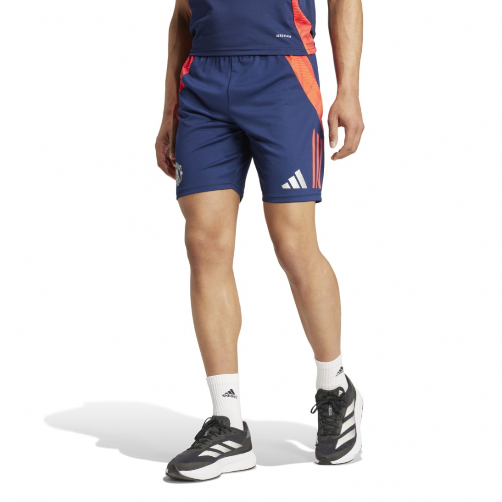 adidas マンチェスターユナイテッド ノースリーブ 国内Mサイズ ネイビー アディダス メンズ サッカー/フットサル ライセンスアウターパンツ