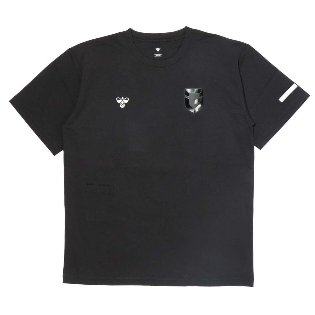 処分予定　ガンバ大阪　hummel ヒュンメル Tシャツ ブラック M ヒュンメル メンズ サッカー/フットサル ライセンスシャツ ガンバ大阪