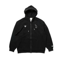 最終処分　ガンバ大阪　ヒュンメル ジップアップパーカー ブラック M ヒュンメル メンズ サッカー/フットサル ライセンスジャケット ガンバ