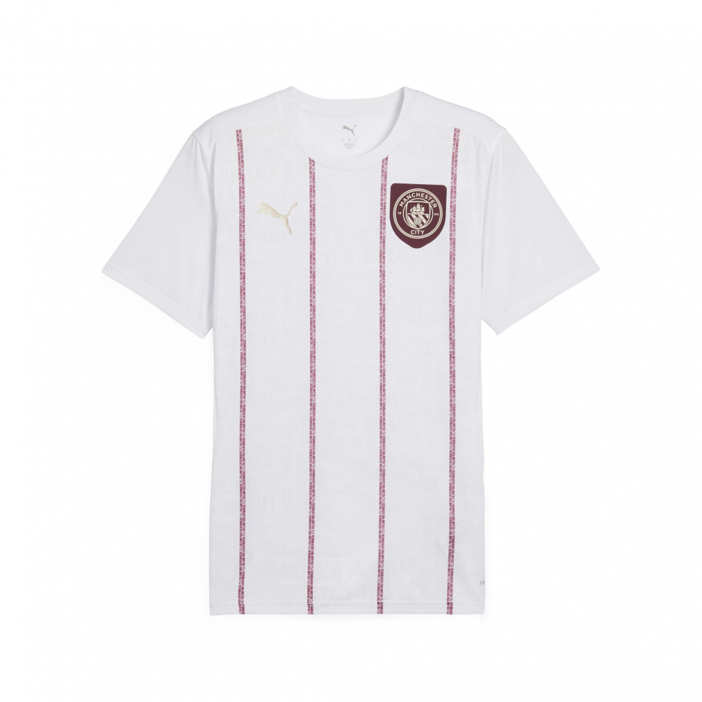 プーマ メンズ サッカー/フットサル ライセンスシャツ 2024-25 マンチェスター・シティ プレマッチ半袖シャツ MCFC PM SSシャツ 779155 PUMA