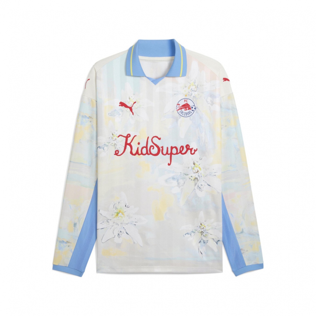KIDSUPER X RBS LSレトロシャツ ザルツブルク ユニフォーム プーマ メンズ サッカー/フットサル ライセンスシャツ KIDSUPER X RBS