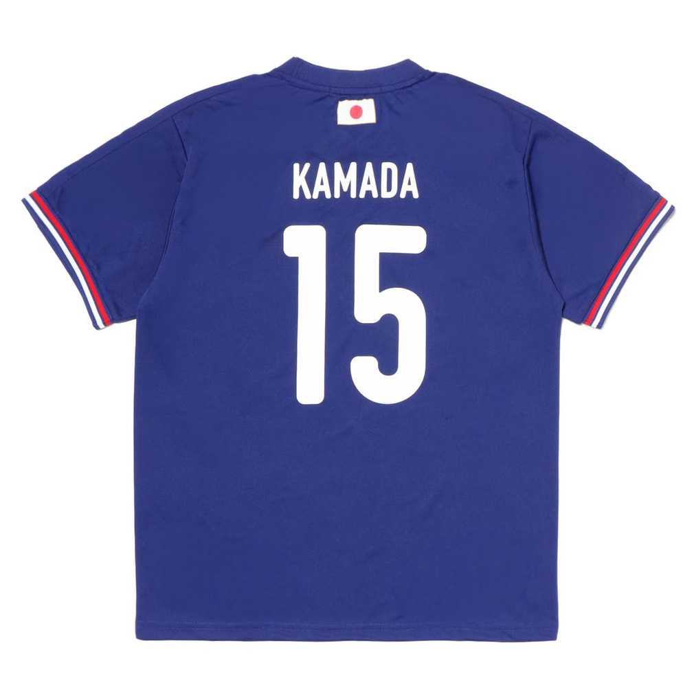 #15 鎌田大地 サッカー日本代表 プレーヤーズTシャツ STADIUM LINE(--M)