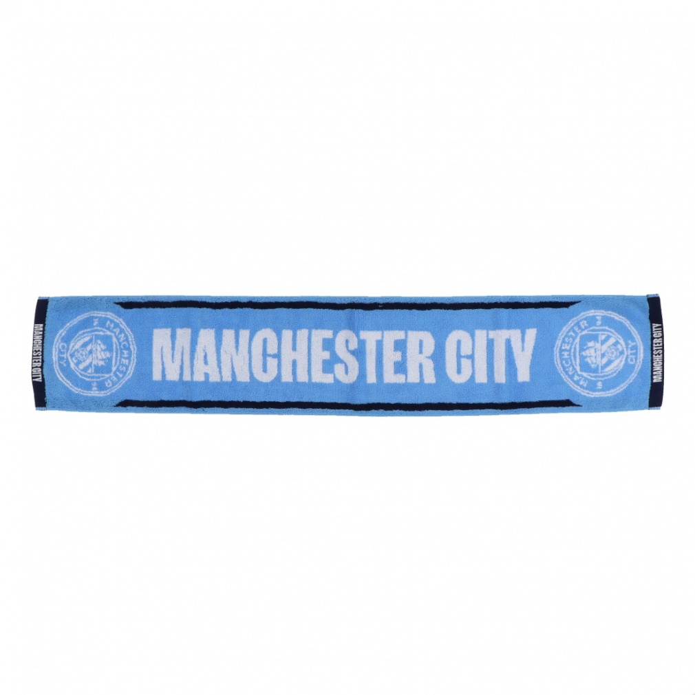 マンチェスターシティ　公式タオルマフラー Manchester City マンチェスターシティ タオルマフラー(ブラック