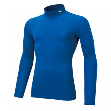 コンプレッション モックネック LS シャツ(ロイヤルブルー-3XL　メンズ)