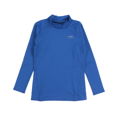 コンプレッションインナー ハイネック長袖 BASICWARM 裏起毛・保温タイプ(ロイヤルブルー-120cm)