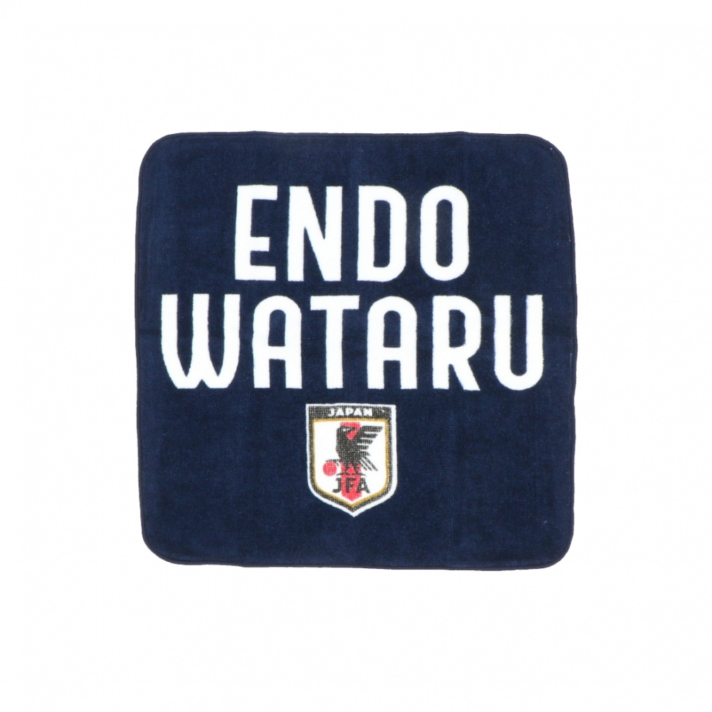 ジェイエフエー サッカー/フットサル ライセンスグッズ プレーヤーズハンドタオル2024(SAMURAI BLUE)(6遠藤航) 24JFA-005 JFA