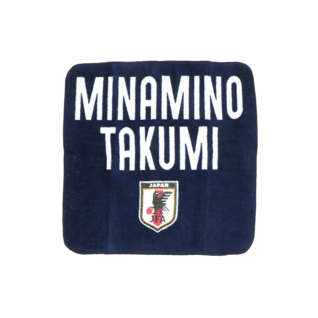 ジェイエフエー サッカー/フットサル ライセンスグッズ プレーヤーズハンドタオル2024(SAMURAI BLUE)(8南野拓実) 24JFA-005 JFA