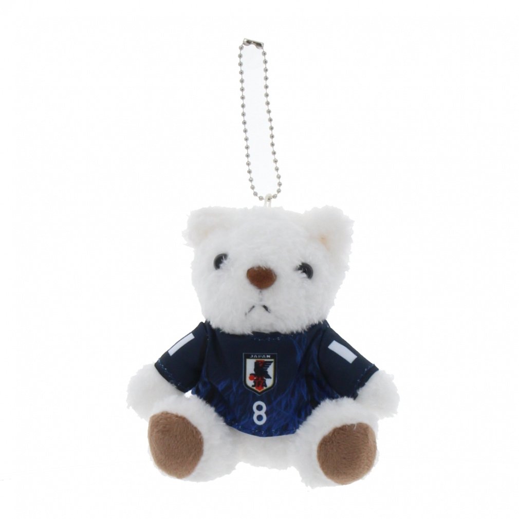 ジェイエフエー サッカー/フットサル ライセンスグッズ プレーヤーズベアキーホルダー2024(SAMURAI BLUE)(8南野拓実) 24JFA-013 JFA