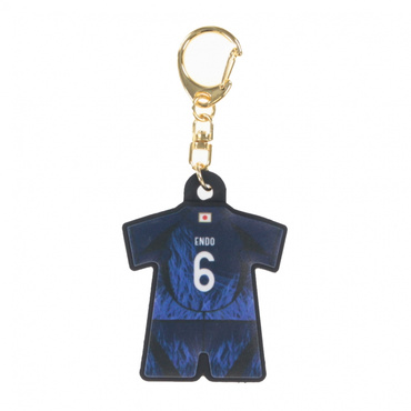 プレーヤーズユニ型ラバーキーホルダー2024(SAMURAI BLUE)(6遠藤航)