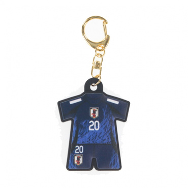 プレーヤーズユニ型ラバーキーホルダー2024(SAMURAI BLUE)(20久保建英)