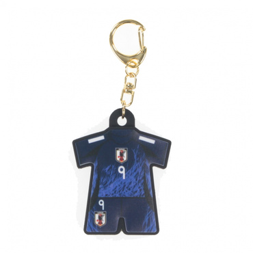 プレーヤーズユニ型ラバーキーホルダー2024(SAMURAI BLUE)(9上田綺世)