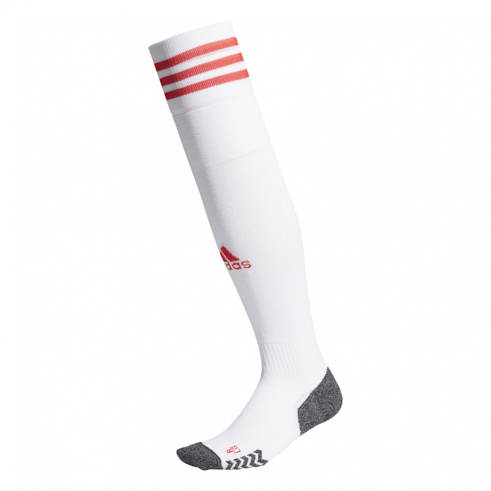 アディ 21 ソックス(ホワイト×レッド-25-27cm)