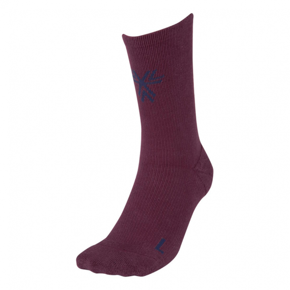 THE THIRD ミドルストッキング(ボルドー-25-27cm)